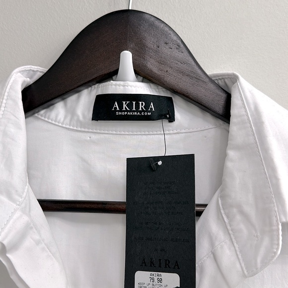 NWT AKIRA KEEP UP BUTTON UP
DRESS - Picture 3 of 4